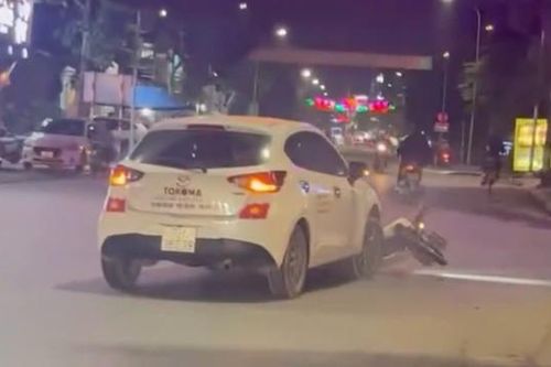 Bắt tạm giam tài xế kéo lê xe máy dưới gầm ô tô 10km