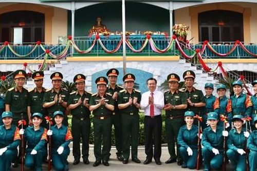 TPHCM: Ra quân huấn luyện năm 2025 và phát động thi đua 'Thần tốc – Quyết thắng'