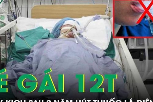 Tổn thương phổi 100% do hút thuốc lá điện tử, bé gái 12 tuổi ở Thái Lan nguy kịch, phải thở máy
