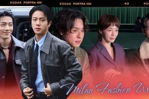 Show Gucci tại Milan Fashion Week: Bộ đôi đại sứ Jin BTS và Tiêu Chiến bảnh bao
