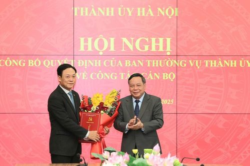 Đồng chí Lê Anh Quân được phân công giữ chức Phó trưởng Ban Nội chính Thành ủy Hà Nội