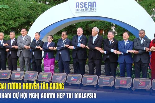 Đại tướng Nguyễn Tân Cương tham dự Hội nghị ADMM hẹp tại Malaysia