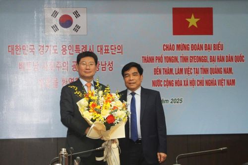 Tỉnh Quảng Nam và thành phố Yongin (Hàn Quốc) tăng cường mối quan hệ hợp tác