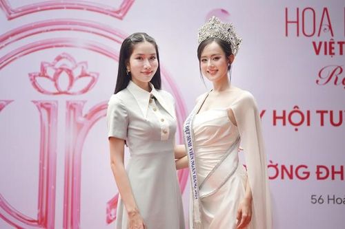 Hoa khôi trường ĐH Ngân hàng TP. HCM nổi bật tại Ngày hội tuyển sinh 'Hoa hậu Việt Nam' 2024