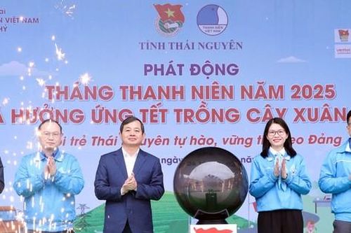 Thái Nguyên: Hơn 850 triệu đồng được trao tại Lễ phát động Tháng Thanh niên