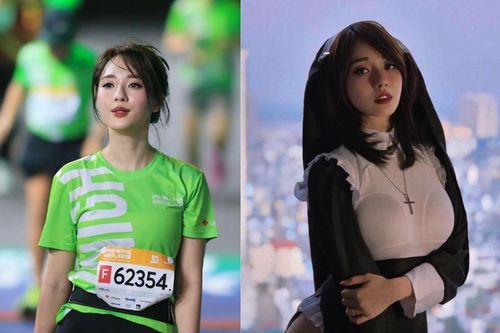 Tham gia giải chạy, gái xinh khiến nhiều người truy tìm danh tính