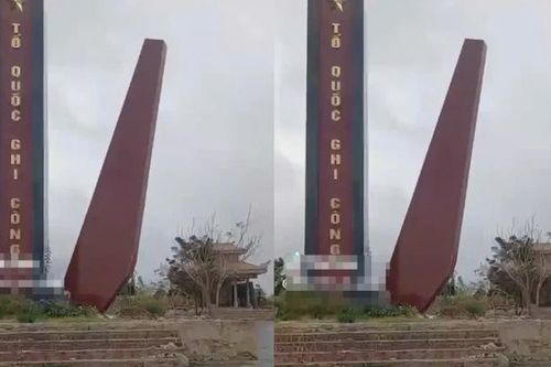 Gia Lai: Lùm xùm vụ kỳ đài tưởng niệm ngã đổ