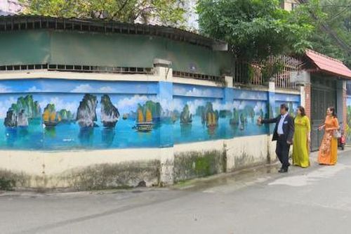 Biến điểm tập kết rác thải thành không gian nghệ thuật