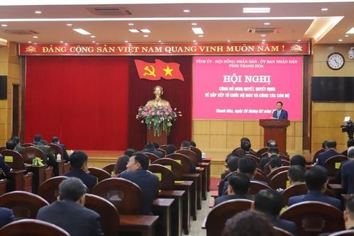 Thanh Hóa: Công bố quyết định bổ nhiệm nhiều Giám đốc Sở