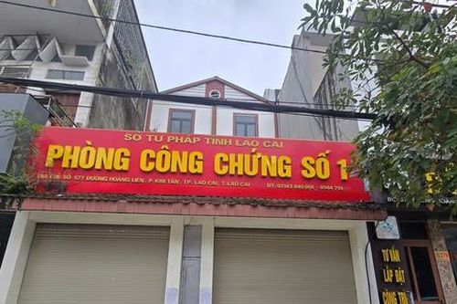 Chấm dứt hoạt động, thu hồi con dấu Phòng Công chứng số 1 Lào Cai