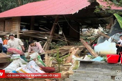 Thanh Hóa: Sạt lở đá gây sập một nhà dân trong đêm