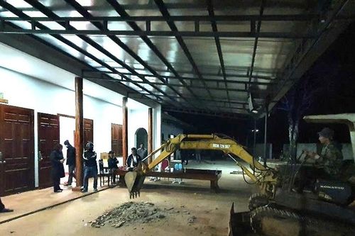 Cận cảnh hầm bí mật giấu vật phẩm dùng để dụ dỗ tu tập 'thành tiên' ở Đắk Lắk