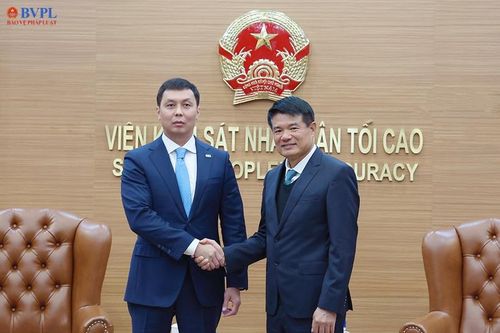 Viện trưởng Nguyễn Huy Tiến tiếp Chủ tịch Cơ quan phòng, chống tham nhũng Kazakhstan