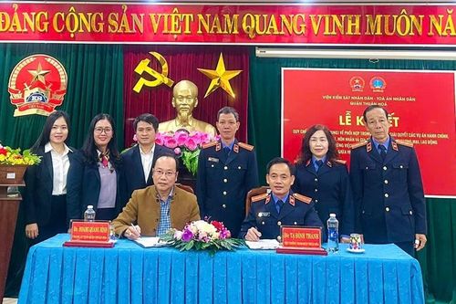 VKSND, TAND quận Thuận Hóa (TP Huế) ký kết quy chế phối hợp