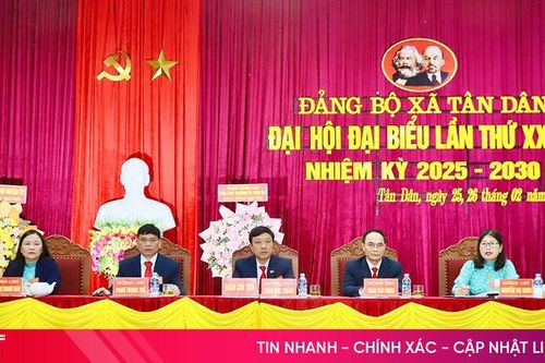 Xây dựng xã Tân Dân đạt chuẩn nông thôn mới kiểu mẫu trước năm 2030