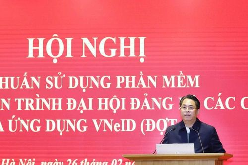 Tập huấn sử dụng phần mềm theo dõi tiến trình đại hội Đảng bộ các cấp