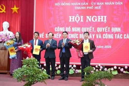 Nhiều thay đổi về nhân sự lãnh đạo sở sau khi tổ chức lại bộ máy ở Huế
