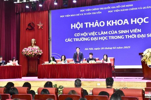 Hội thảo khoa học: 'Cơ hội việc làm của sinh viên các trường đại học trong thời đại số'