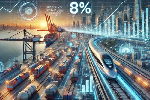 GDP hướng mốc 8%: Đầu tư công giữ vai trò 'đòn bẩy'