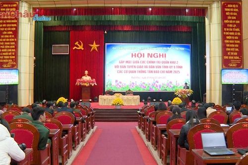 Gặp mặt giữa Cục Chính trị Quân khu với Ban Tuyên giáo và Dân vận Tỉnh ủy 9 tỉnh, các cơ quan thông tấn báo chí năm 2025