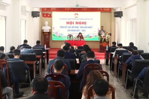 Ủy ban MTTQ huyện Bát Xát tổng kết mô hình 'Dân vận khéo' giai đoạn 2021 - 2024