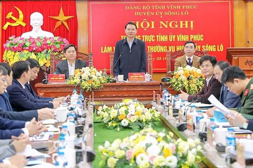 Vĩnh Phúc: Ưu tiên nguồn lực để huyện Sông Lô phát triển đúng thế mạnh