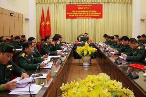 Hội nghị cán bộ chủ chốt toàn quân quán triệt, triển khai thực hiện Nghị quyết của Quân ủy Trung ương