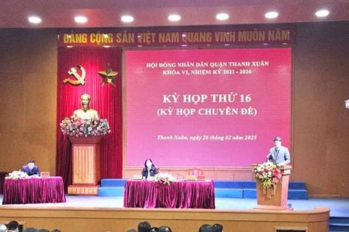 Bộ máy UBND quận Thanh Xuân giảm 2 phòng chuyên môn