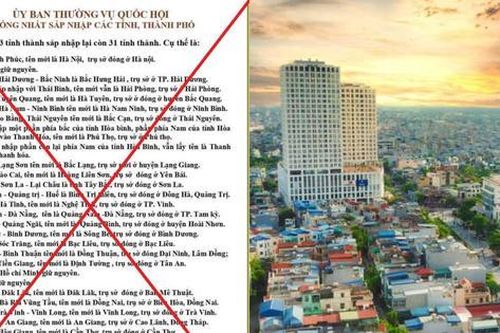 Đăng tin sai sự thật về việc sáp nhập còn 31 tỉnh, thành phố bị xử phạt thế nào?