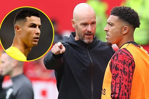 Ten Hag chê Ronaldo, Sancho