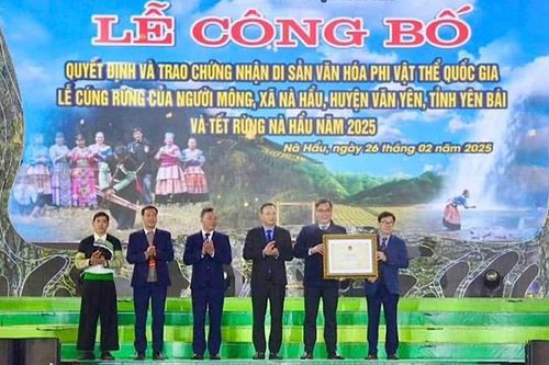 Yên Bái: Lễ cúng rừng là Di sản Văn hóa phi vật thể quốc gia