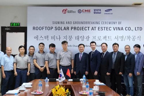 Bình Dương: Thêm một dự án FDI dùng điện mặt trời áp mái để giảm phát thải