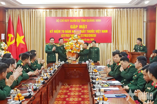 Bộ CHQS tỉnh Quảng Ninh gặp mặt nhân Ngày Thầy thuốc Việt Nam