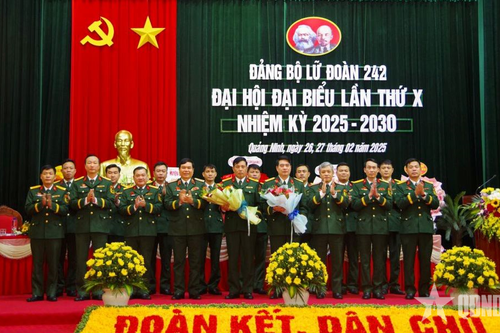Đảng bộ Lữ đoàn 242 (Quân khu 3) Đại hội đại biểu nhiệm kỳ 2025-2030