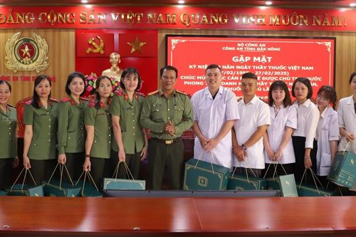 Công an tỉnh Đắk Nông tổ chức gặp mặt nhân kỷ niệm 70 năm ngày Thầy thuốc Việt Nam