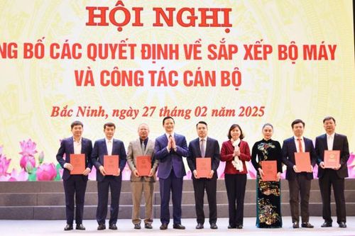 Bắc Ninh bổ nhiệm nhiều Giám đốc và Phó Giám đốc các sở sau sắp xếp