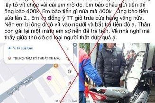 Sự thật về thông tin người phụ nữ 'bị dí tô vít ép trả tiền' ở Đống Đa