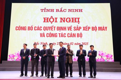 Bắc Ninh bổ nhiệm lãnh đạo Sở, ban, ngành sau sắp xếp, tổ chức bộ máy