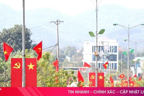 Huyện miền núi Vũ Quang hướng về đại hội Đảng các cấp