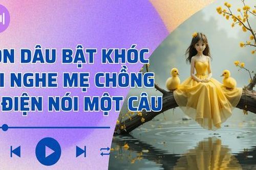 Audio: Con dâu bật khóc khi nghe mẹ chồng nói một câu qua điện thoại
