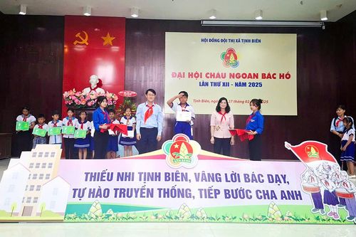 Đại hội 'Cháu ngoan Bác Hồ' TX. Tịnh Biên lần thứ XII