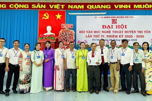 Đại hội Hội Văn học Nghệ thuật huyện Tri Tôn nhiệm kỳ 2025 - 2030