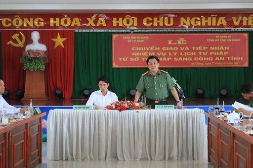 Công an tỉnh An Giang tiếp nhận nhiệm vụ mới