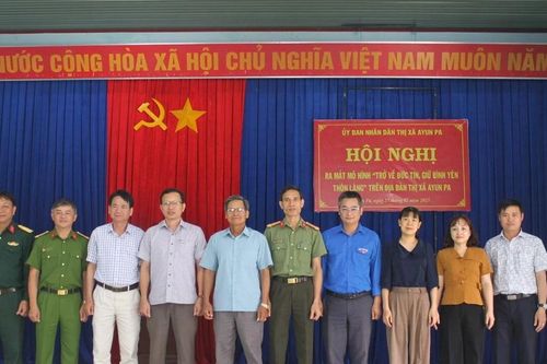 Ayun Pa ra mắt mô hình 'Trở về đức tin, giữ bình yên thôn làng'