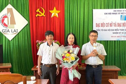 Đại hội Chi hội nhạc sĩ Việt Nam tỉnh Gia Lai lần thứ V: Nhạc sĩ Nguyễn Ngọc Ánh là Chi hội trưởng