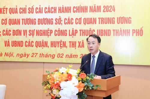 Sở Nội vụ và quận Long Biên dẫn đầu chỉ số CCHC 2024