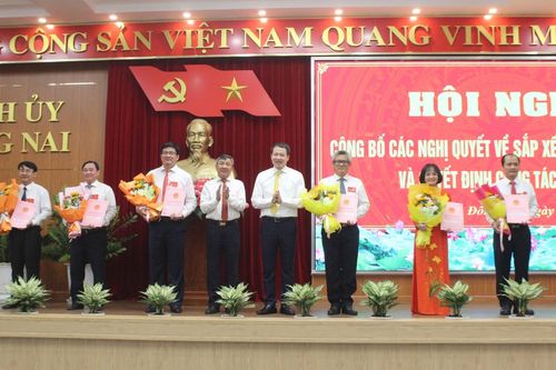 Đồng Nai sắp xếp bộ máy, bổ nhiệm nhiều lãnh đạo sở
