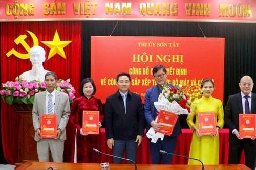 Ban Tuyên giáo và Dân vận Thị ủy Sơn Tây chính thức hoạt động từ ngày 1-3-2025