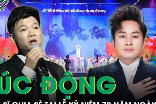 Những chia sẻ xúc động của dàn nghệ sĩ biểu diễn tại Lễ kỷ niệm 70 năm Ngày Thầy thuốc Việt Nam