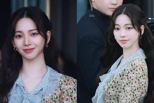 Karina aespa hóa 'nàng thơ Prada', cân đẹp váy sến tại Milan Fashion Week
